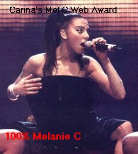 Carina's Mel C web award