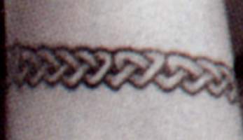 Celtic chain tattoo
